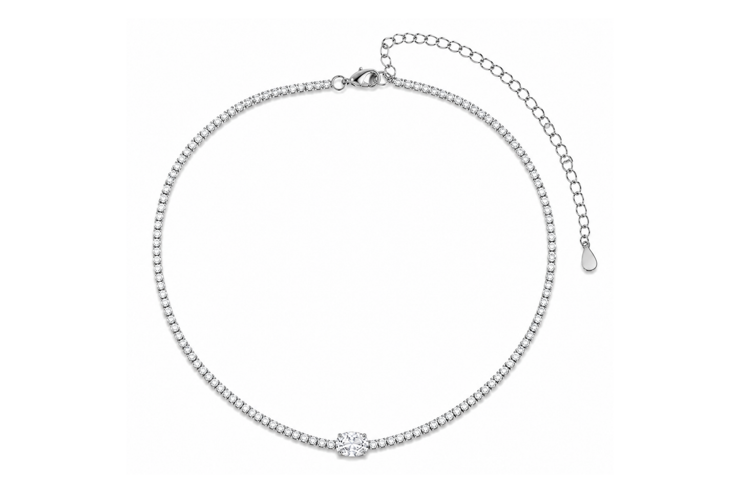 Celeste Tennis Necklace