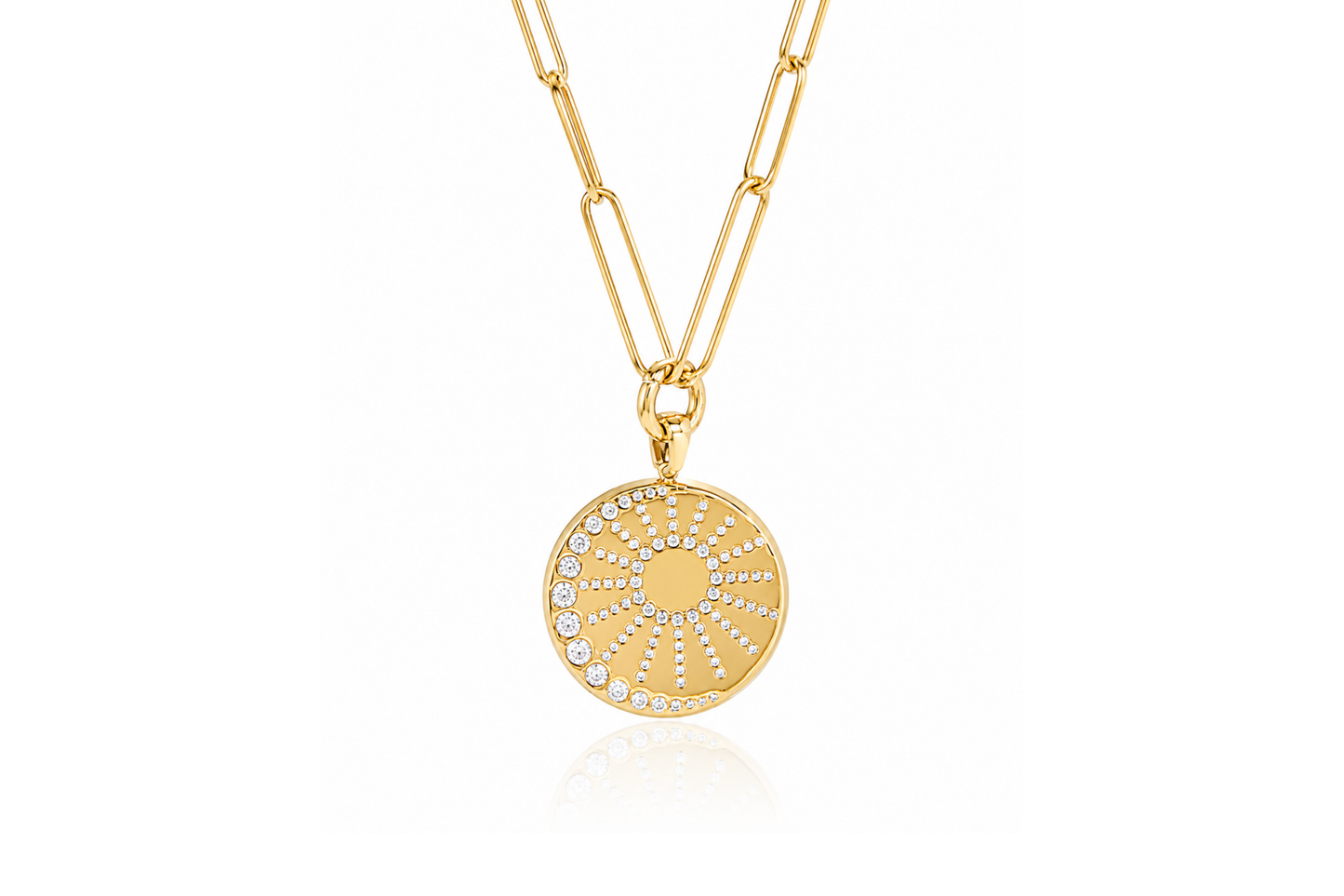 Sunveil Medallion Necklace
