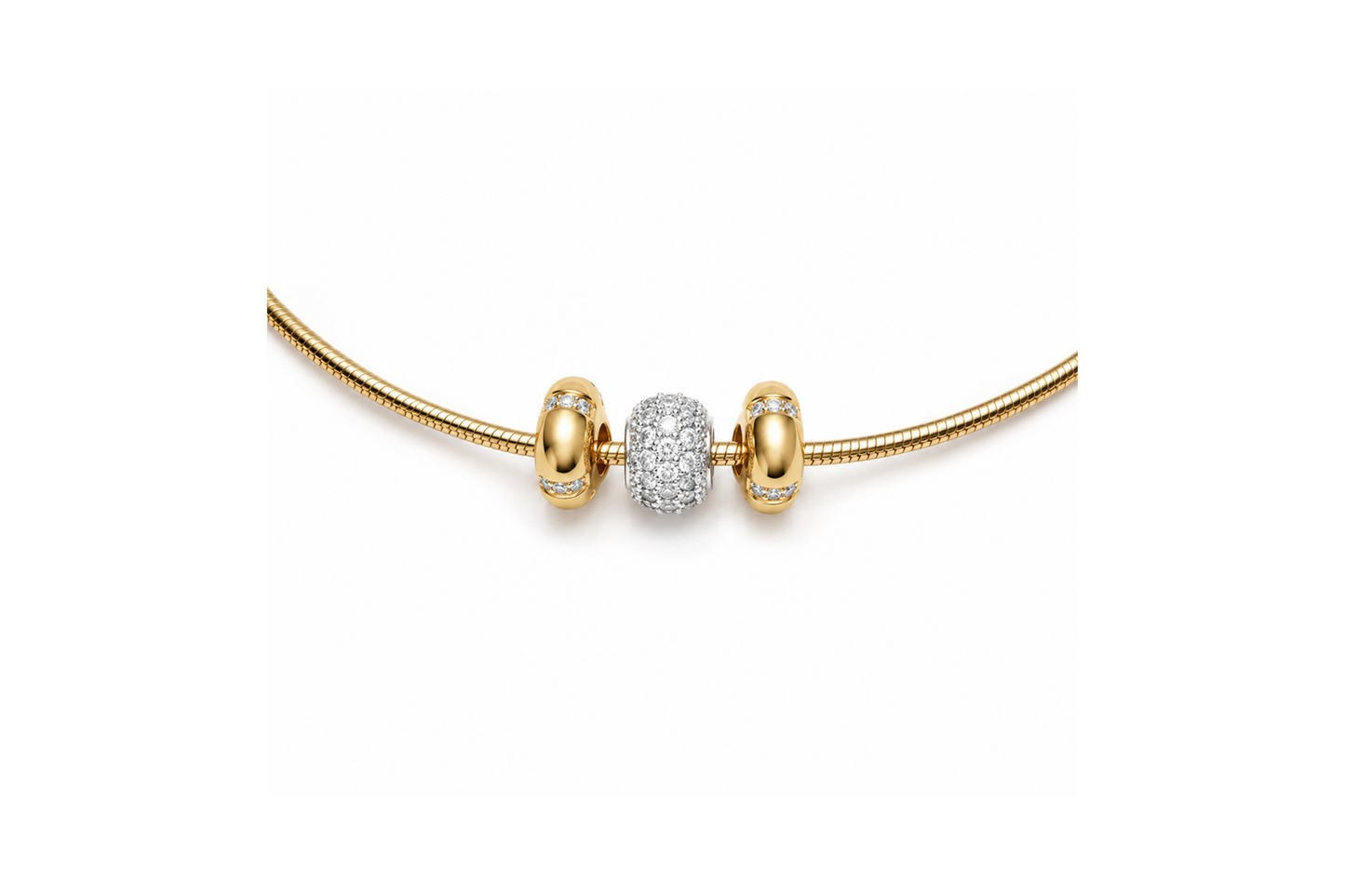 Beaded Omega Necklace