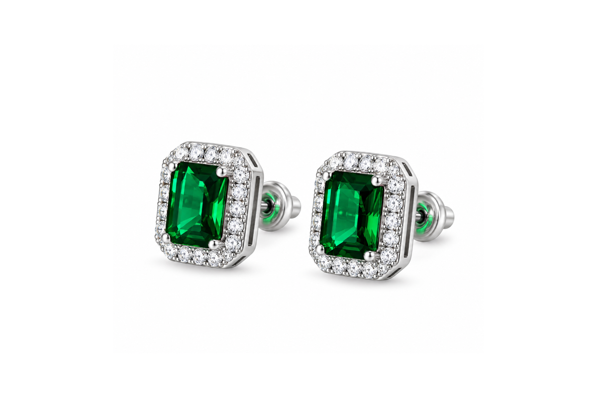 The Emerald Heirloom Studs