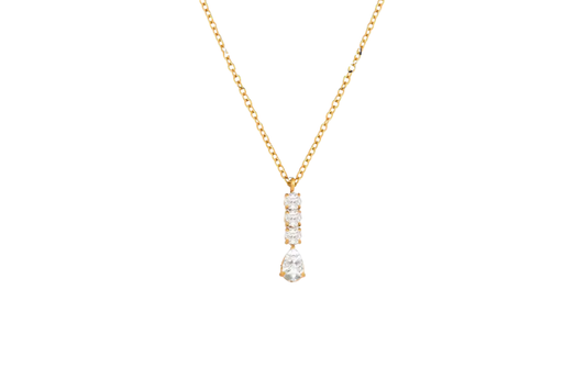 Lustra Trio Drop Necklace
