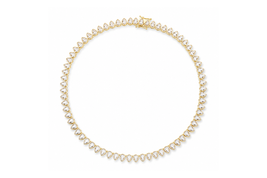 Soleia Pear Tennis Necklace