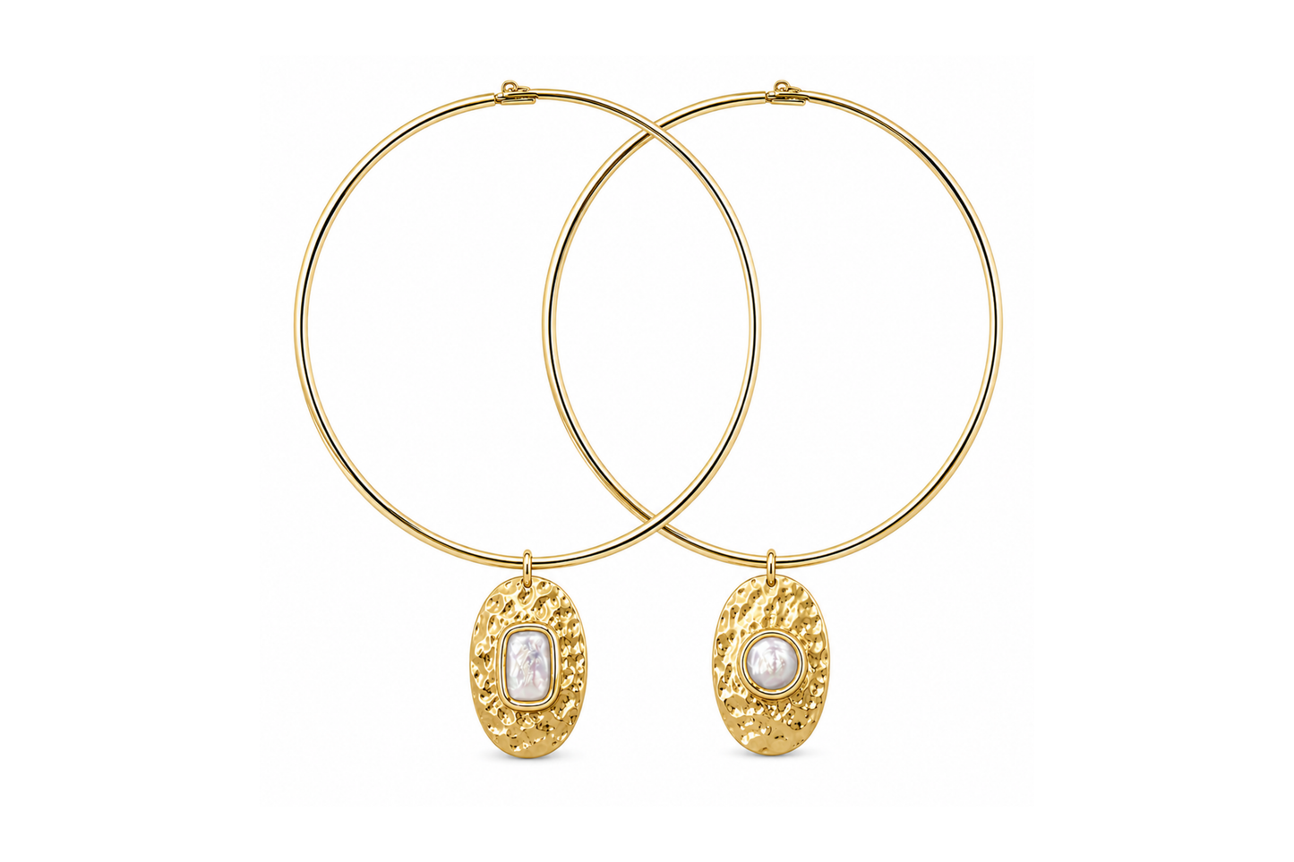 Solea Pearl Omega Necklace