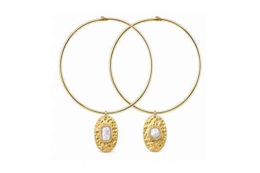 Solea Pearl Omega Necklace