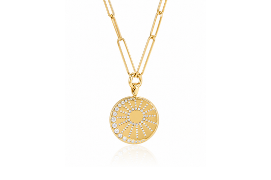 Sunveil Medallion Necklace