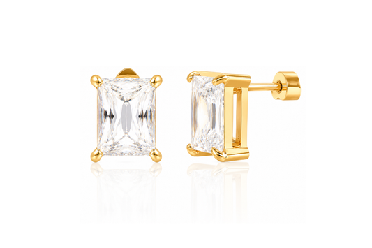 Lustra Emerald Studs