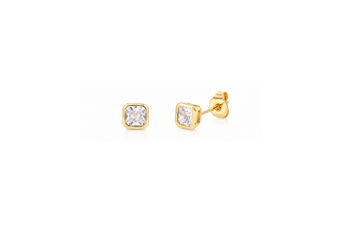 Signature Asscher Studs
