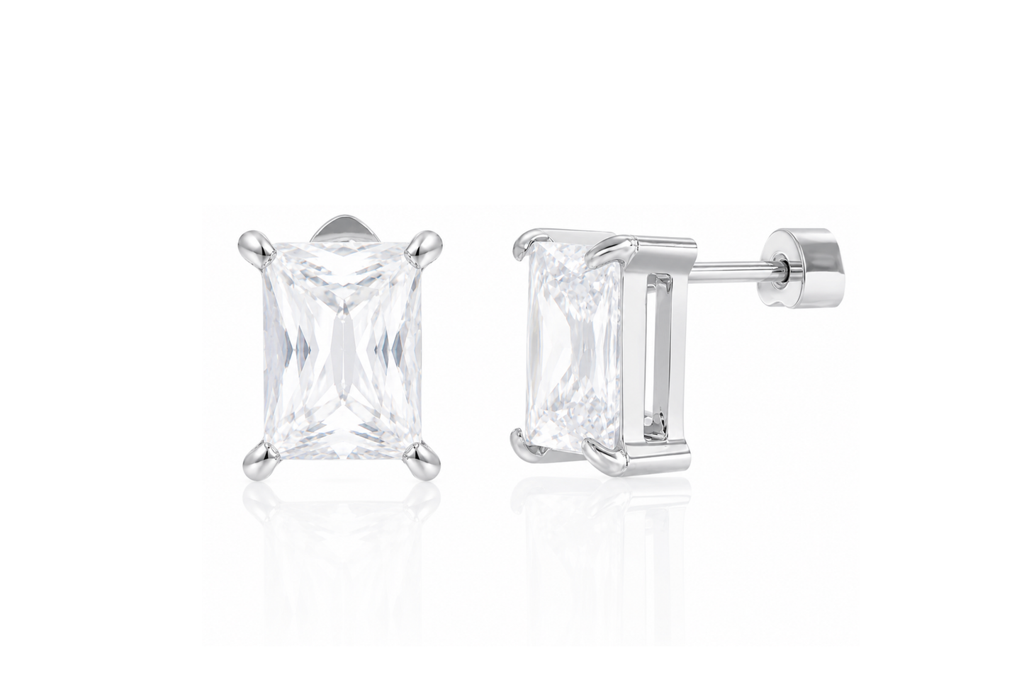 Lustra Emerald Studs