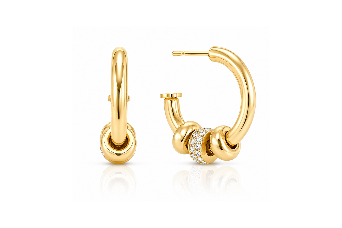 Sea Knot Hoops