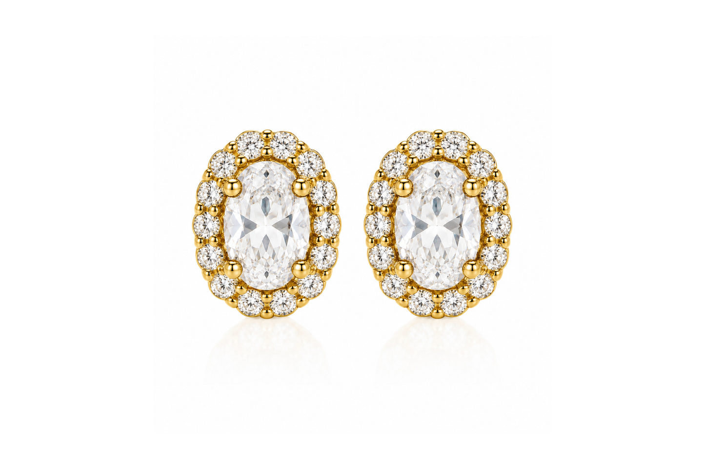 Crystal Halo Studs