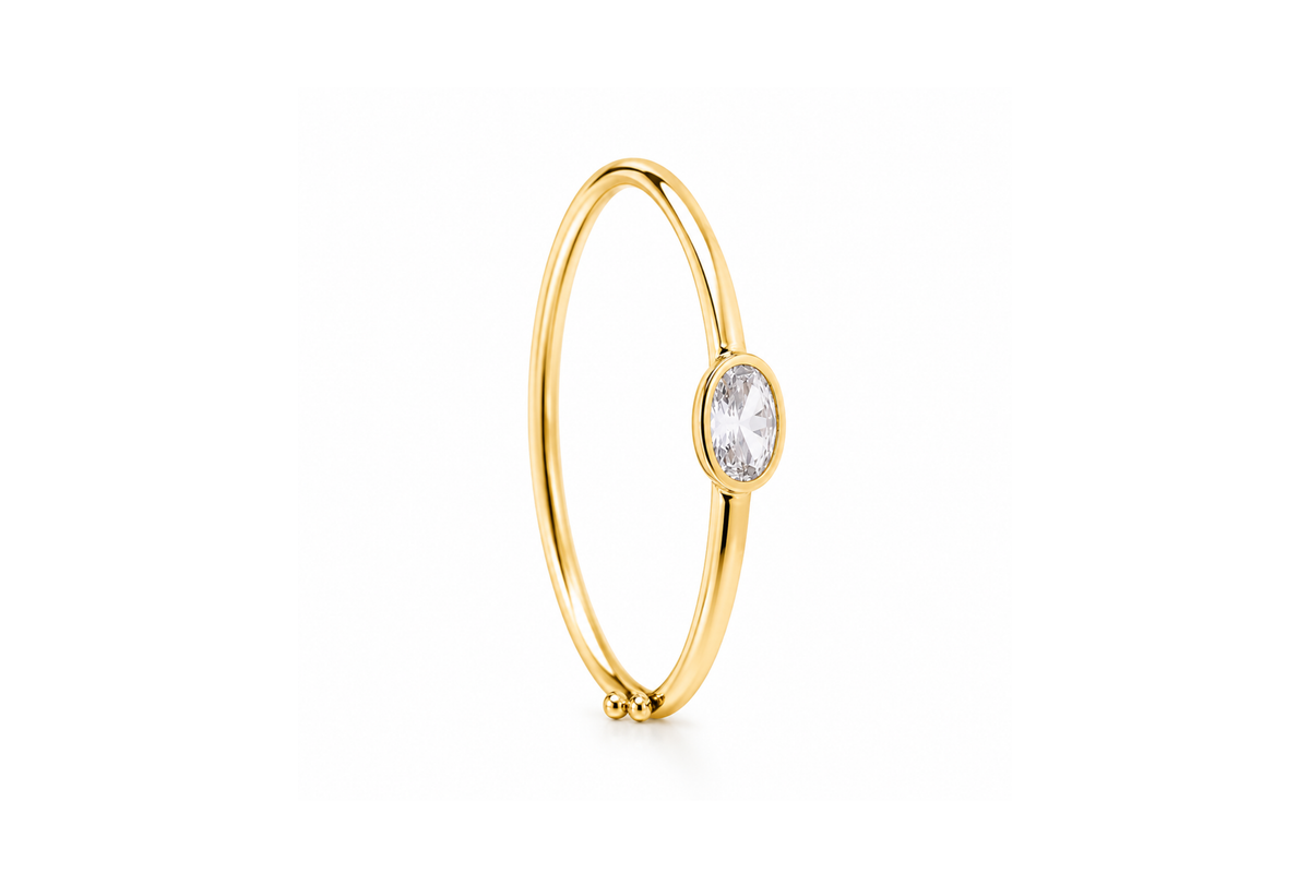 Mina Oval Bangle