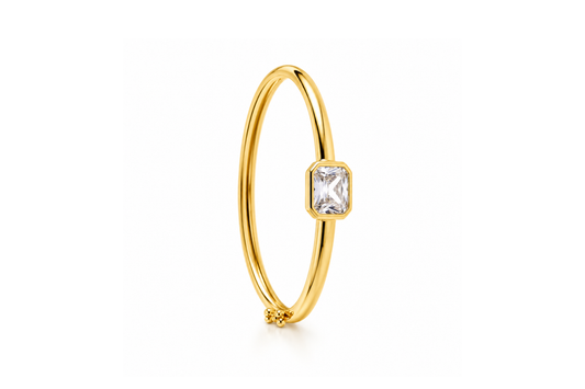 Mina Emerald Bangle