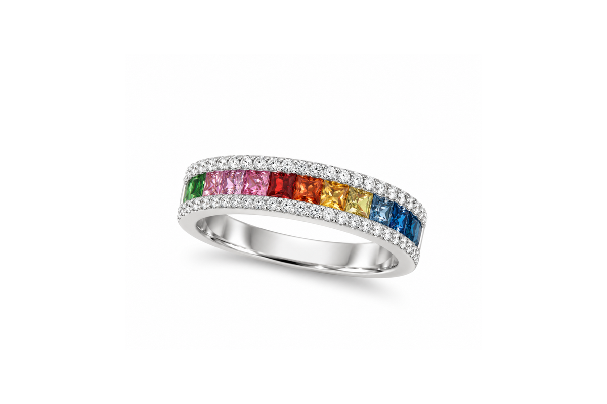 The Rainbow Eternity Ring